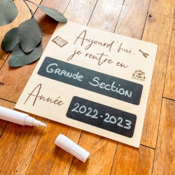 Pancarte de Rentrée Scolaire