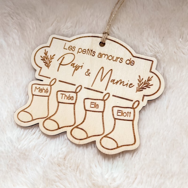 Suspension Familiale - Bottes de Noël