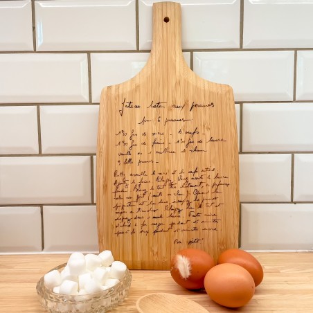 Planche à Découper - Recette Manuscrite