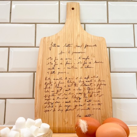 Planche à Découper - Recette Manuscrite