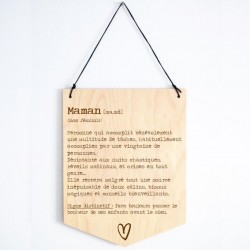 Affiche Bannière en Bois...