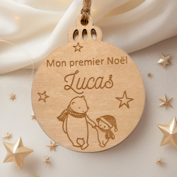 Boule - Premier Noël - Ourson
