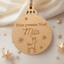 Boule - Premier Noël - Faon