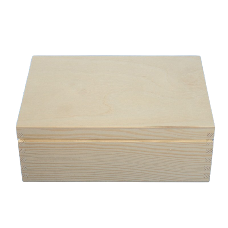 Boîte souvenirs naissance personnalisée en bois avec prénom en acrylique