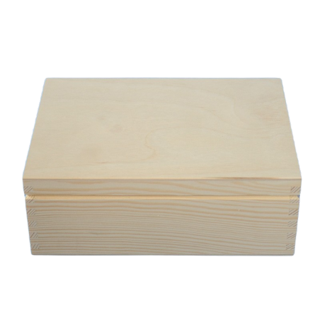 Boîte souvenirs naissance personnalisée en bois avec prénom en acrylique