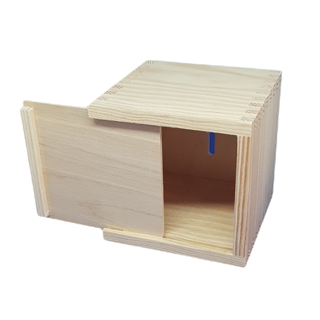 Tirelire enfant personnalisée en bois avec initiale en acrylique