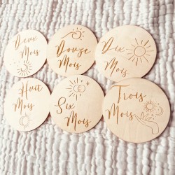 Cartes étapes bébé constellation 1 à 12 mois – Première année bohème 2