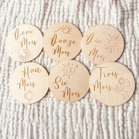 Cartes étapes bébé constellation 1 à 12 mois – Première année bohème