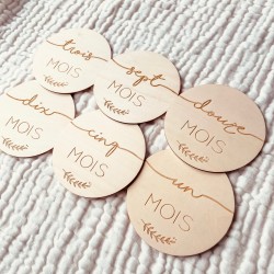 Cartes étapes en Bois -...