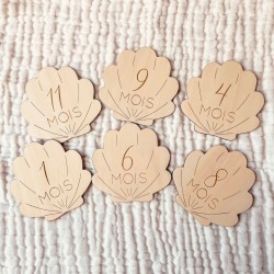 Cartes étapes en Bois -...