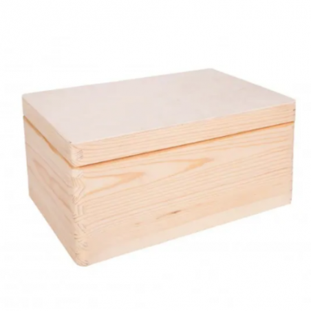 Grande boîte en bois personnalisée 30x20 – Coffret souvenirs et rangement