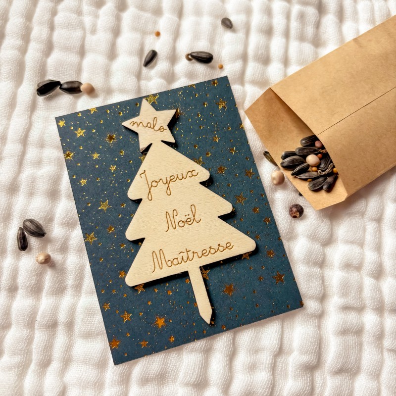 Kit Graines Sapin – Cadeau Noël à personnaliser 🎄