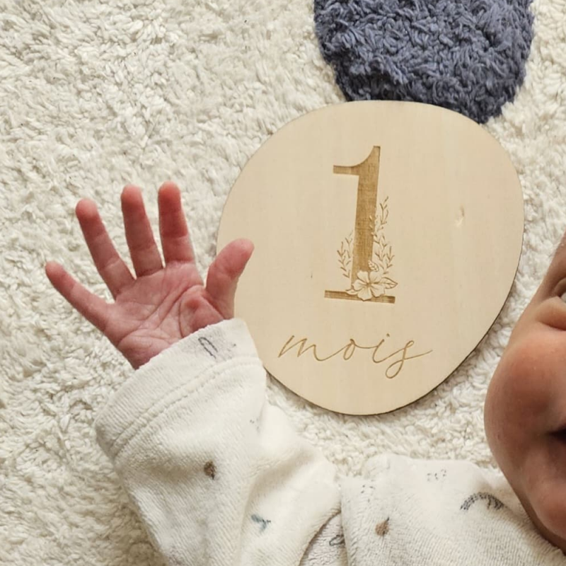 Cartes étapes bébé Galets Koishi 1 à 12 mois – Première année