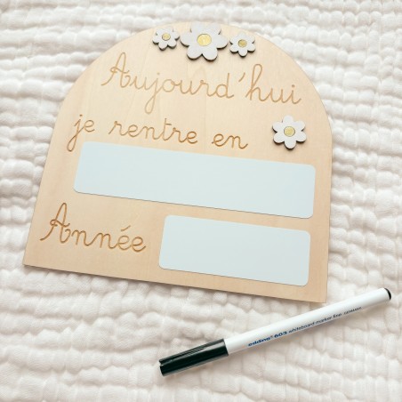 Pancarte de Rentrée Scolaire