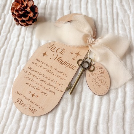 Clé Magique du Père Noël – Tradition féérique de Noël 🎄
