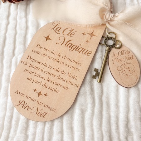Clé Magique du Père Noël – Tradition féérique de Noël 🎄
