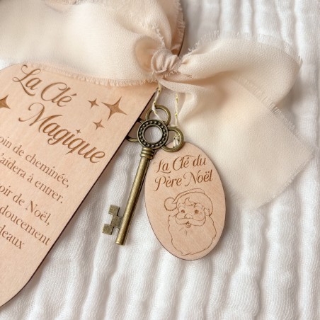 Clé Magique du Père Noël – Tradition féérique de Noël 🎄
