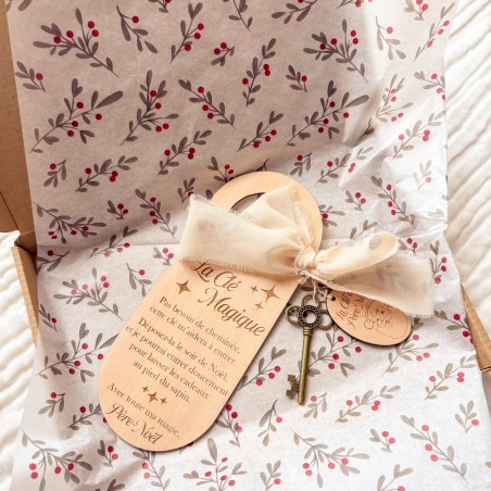 Clé Magique du Père Noël – Tradition féérique de Noël 🎄