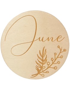 Carte prénom bébé en bois – Annonce naissance et décoration chambre enfant