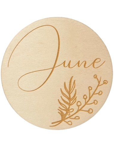 Carte prénom bébé en bois – Annonce naissance et décoration chambre enfant