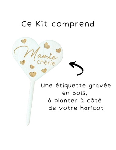 Kit Haricot Magique Mamie – Cadeau fête des grands-mères 🌱