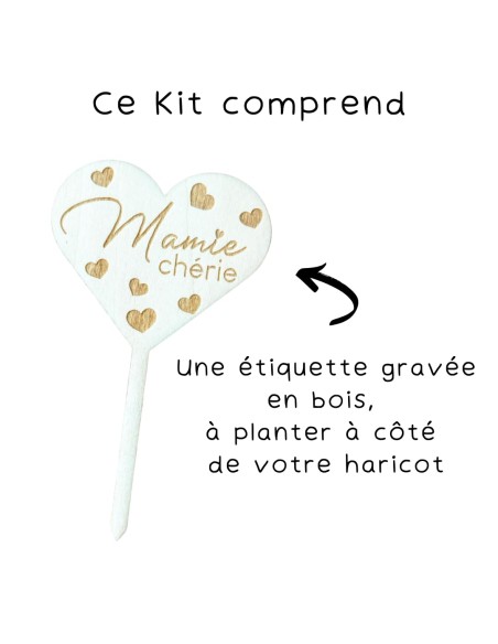 Kit Haricot Magique Mamie – Cadeau fête des grands-mères 🌱