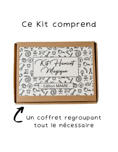 Kit Haricot Magique Mamie – Cadeau fête des grands-mères 🌱