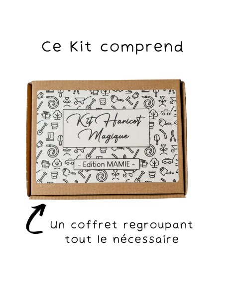 Kit Haricot Magique Mamie – Cadeau fête des grands-mères 🌱