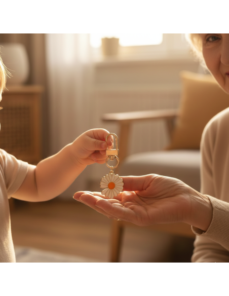 Porte-clé Mamie d’amour – Cadeau fête des grands-mères avec carte kraft