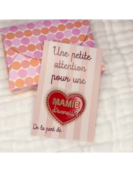 Pin’s Mamie d’amour – Cadeau pour la fête des grands-mères