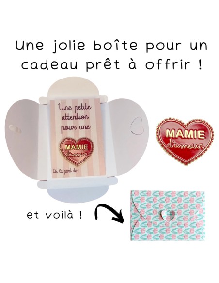 Pin’s Mamie d’amour – Cadeau pour la fête des grands-mères