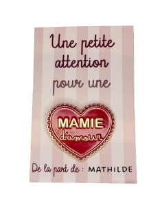 Pin’s Mamie d’amour – Cadeau pour la fête des grands-mères
