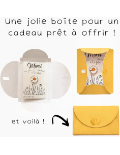 Pin's Marguerite Merci Maîtresse – Carte Personnalisable 2