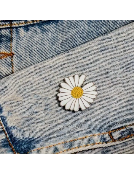 Pin's Marguerite Merci Maîtresse – Carte Personnalisable