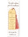 Marque-page Bois Gravé – Cadeau Fête des Mères Maman