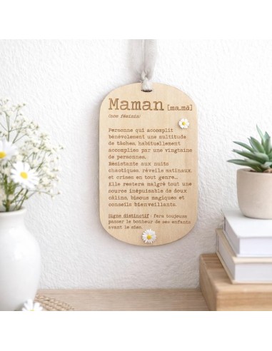 Médaillon Maman Gravé – Cadeau Fête des Mères