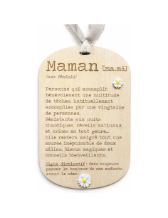 Médaillon Maman Gravé – Cadeau Fête des Mères