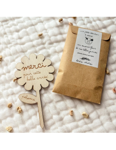 Kit Graines Fleur Bois – Cadeau Fin d'Année Maîtresse 2