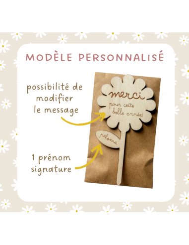 Kit Graines Fleur Bois – Cadeau Fin d'Année Maîtresse