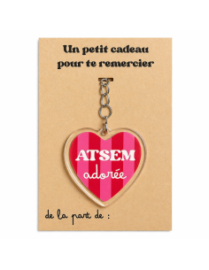 Porte-clé ATSEM Adorée – Cadeau Fin d'Année