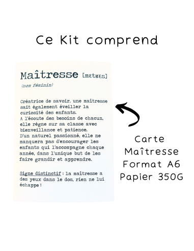 Kit Haricot Magique Maîtresse – Cadeau Fin d'Année Ecole 🌱