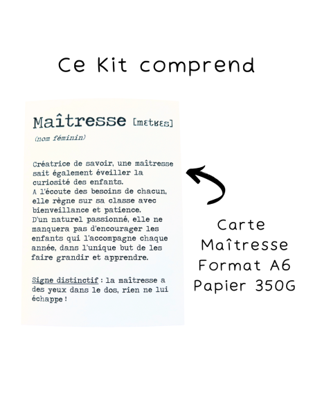 Kit Haricot Magique Maîtresse – Cadeau Fin d'Année Ecole 🌱