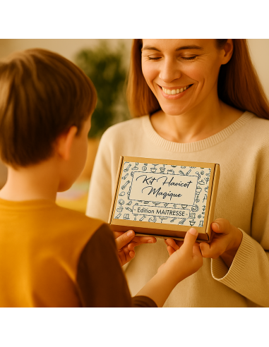 Kit Haricot Magique Maîtresse – Cadeau Fin d'Année Ecole 🌱