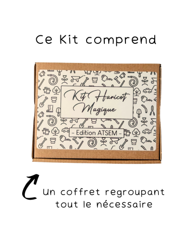 Kit Haricot Magique ATSEM – Cadeau Fin d'Année Ecole 🌱