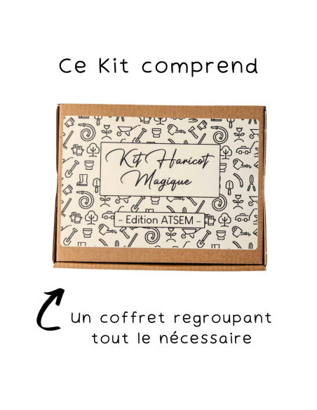 Kit Haricot Magique ATSEM – Cadeau Fin d'Année Ecole 🌱