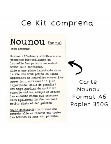 Kit Haricot Magique Nounou – Cadeau Fin d'Année 🌱