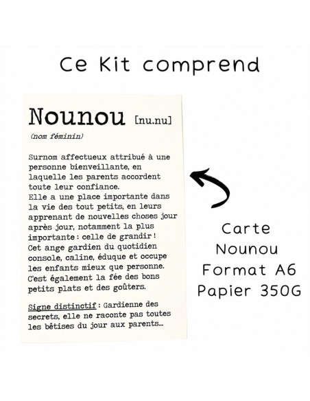 Kit Haricot Magique Nounou – Cadeau Fin d'Année 🌱