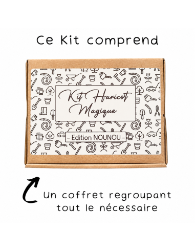 Kit Haricot Magique Nounou – Cadeau Fin d'Année 🌱
