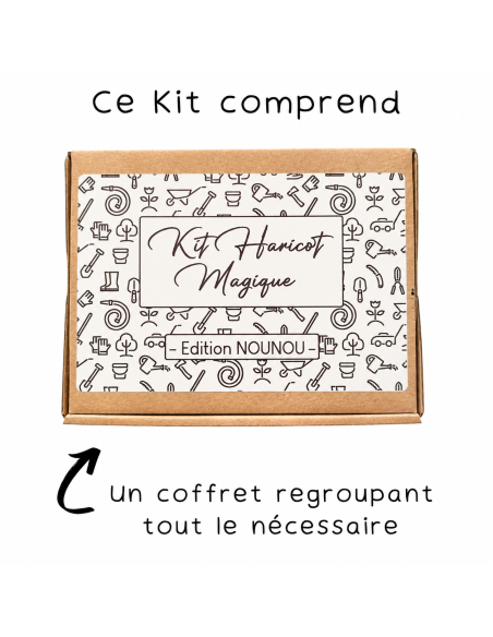 Kit Haricot Magique Maîtresse – Cadeau Fin d'Année Ecole 🌱