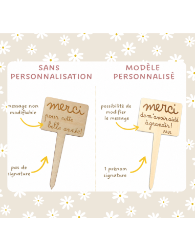 Kit Haricot Magique Personnalisé – Cadeau Fin d'Année Ecole 🌱